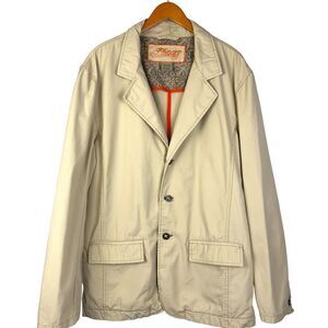 Plugg Jacket Womens‎ XL Khaki Front Pocket Military Style Utility Lightweight